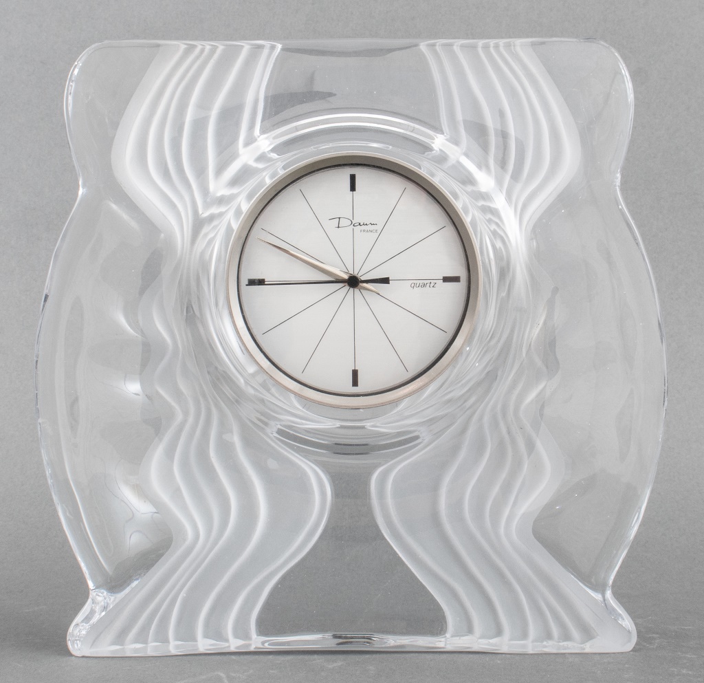 DAUM CLEAR AND FROSTED GLASS