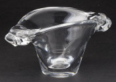 DAUM CLEAR GLASS BOWL<br>Descr