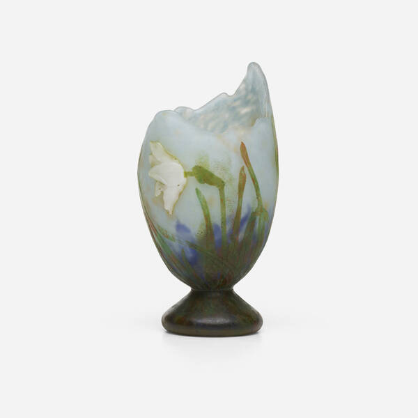 Daum. Cracked Egg vase with