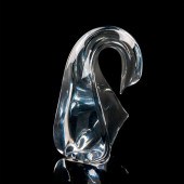 DAUM CRYSTAL FIGURINE, GRACEFU