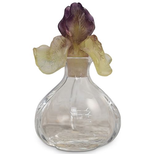 DAUM CRYSTAL "IRIS" PATTERN PERFUME