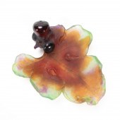DAUM CRYSTAL PATE DE VERRE FIG