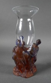 DAUM CRYSTAL PATE DE VERRE FIG