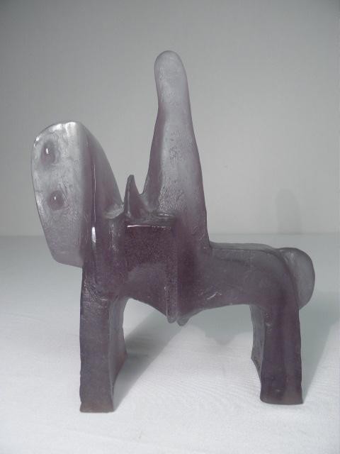 Daum crystal sculpture titled