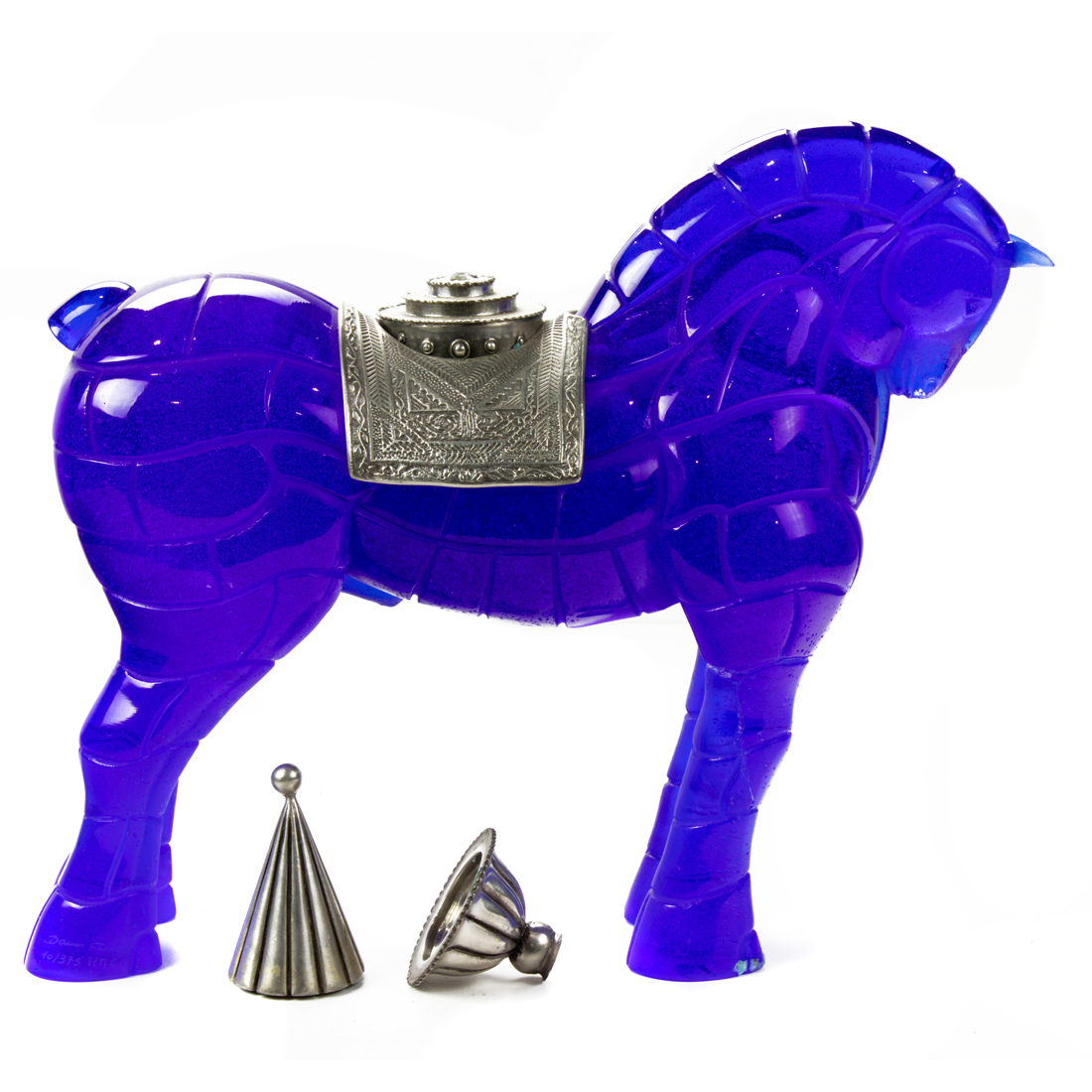 DAUM, EQUESTRIAN FIGURE OF CHEVAL