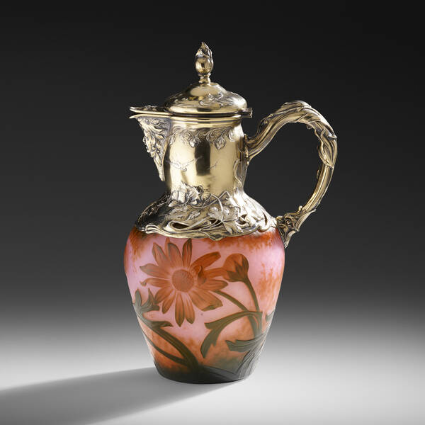 Daum. Ewer. c. 1900, martelé