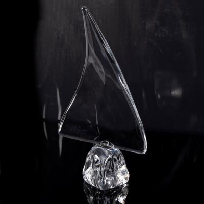 Daum, France, a clear glass
