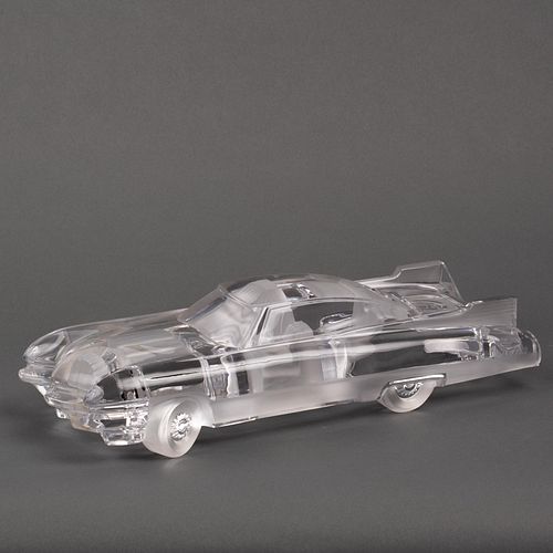 DAUM FRANCE CRYSTAL CADILLAC EL