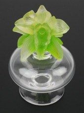 DAUM FRANCE CRYSTAL PATE DE VE