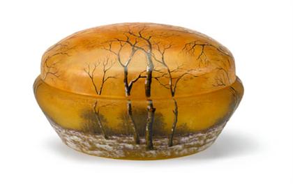 DAUM  (french)  Dish with lid 