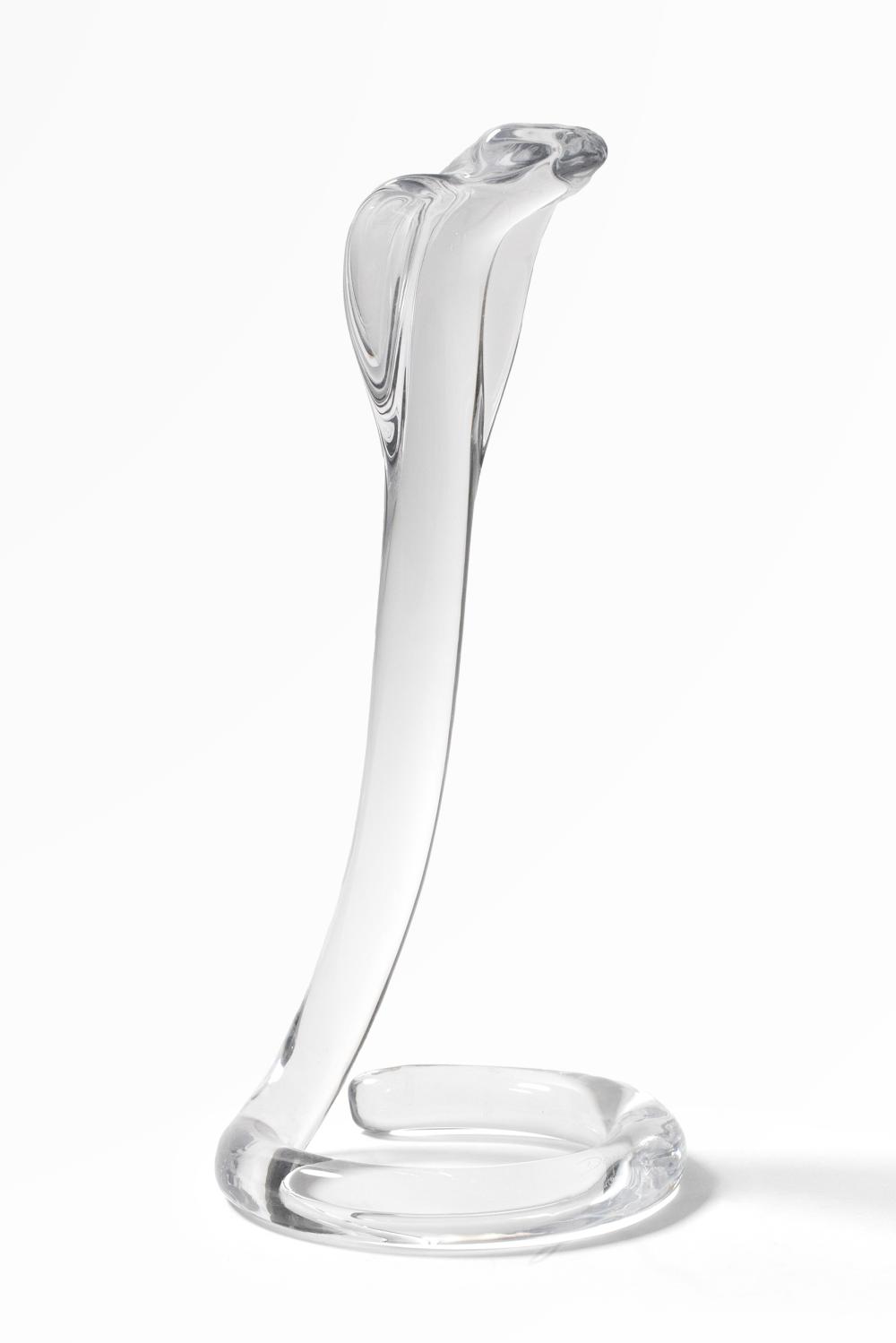 DAUM GLASS COBRA FIGUREDaum Glass