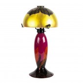 DAUM GLASS LAMP WITH LUNDBERG