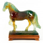 DAUM, HADRIAN HORSE SCULPTURE