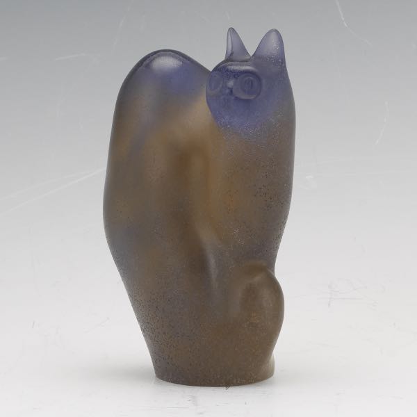 DAUM L'HOSTE PATE DE VERRE CAT