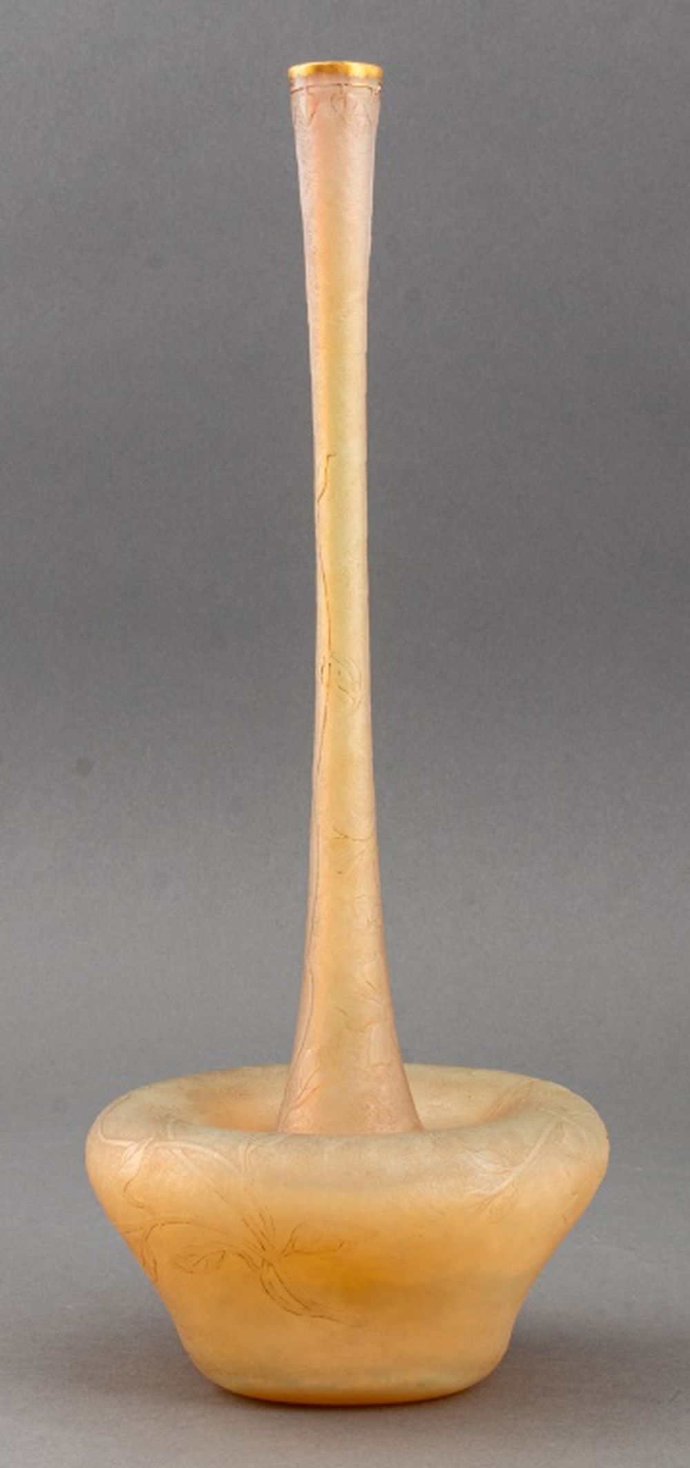 DAUM NANCY ACID ETCHED GILT