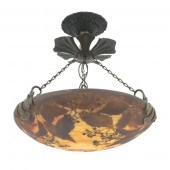 DAUM NANCY BOWL PENDANT GLASS