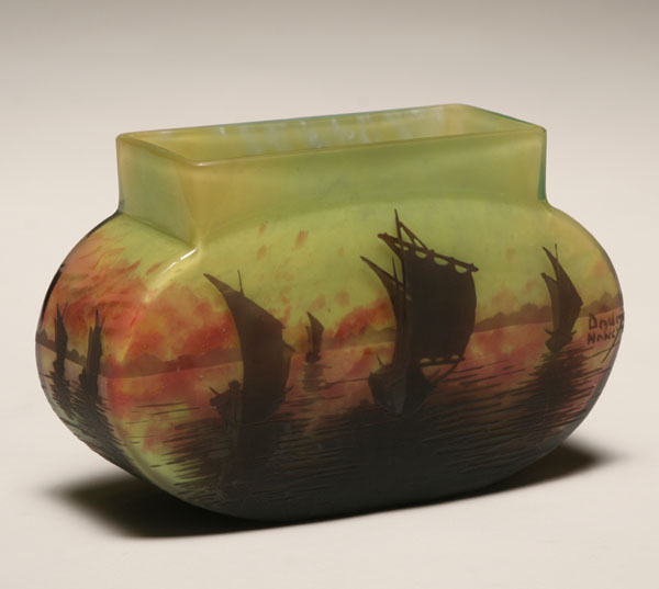 Daum Nancy cameo art glass