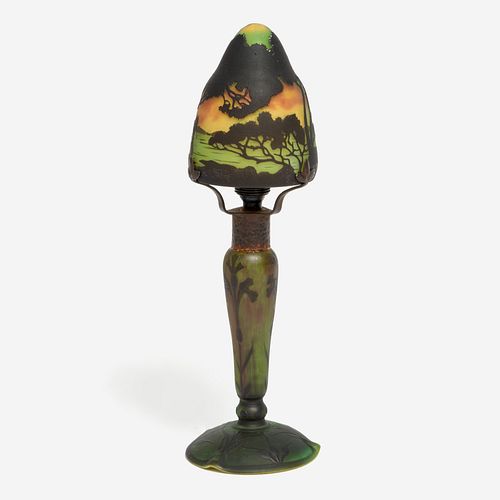 DAUM NANCY CAMEO GLASS MUSHROOM