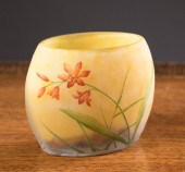 DAUM NANCY CAMEO GLASS VASEDAU