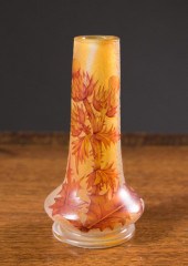 DAUM NANCY CAMEO GLASS VASEDAU
