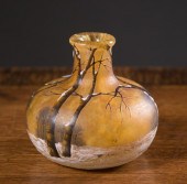 DAUM NANCY CAMEO GLASS VASEDAU