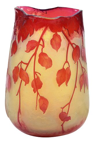 DAUM NANCY CAMEO GLASS