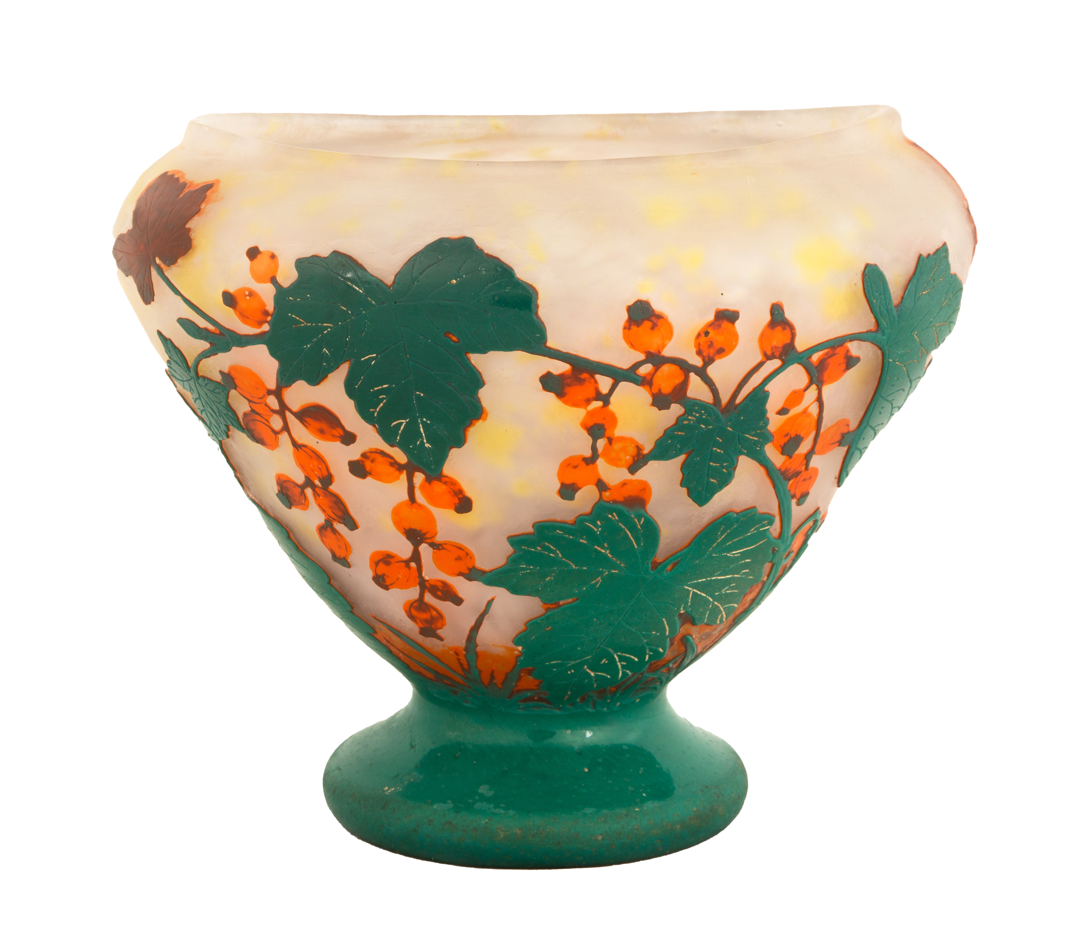 DAUM NANCY CAMEO VASE Early 20th
