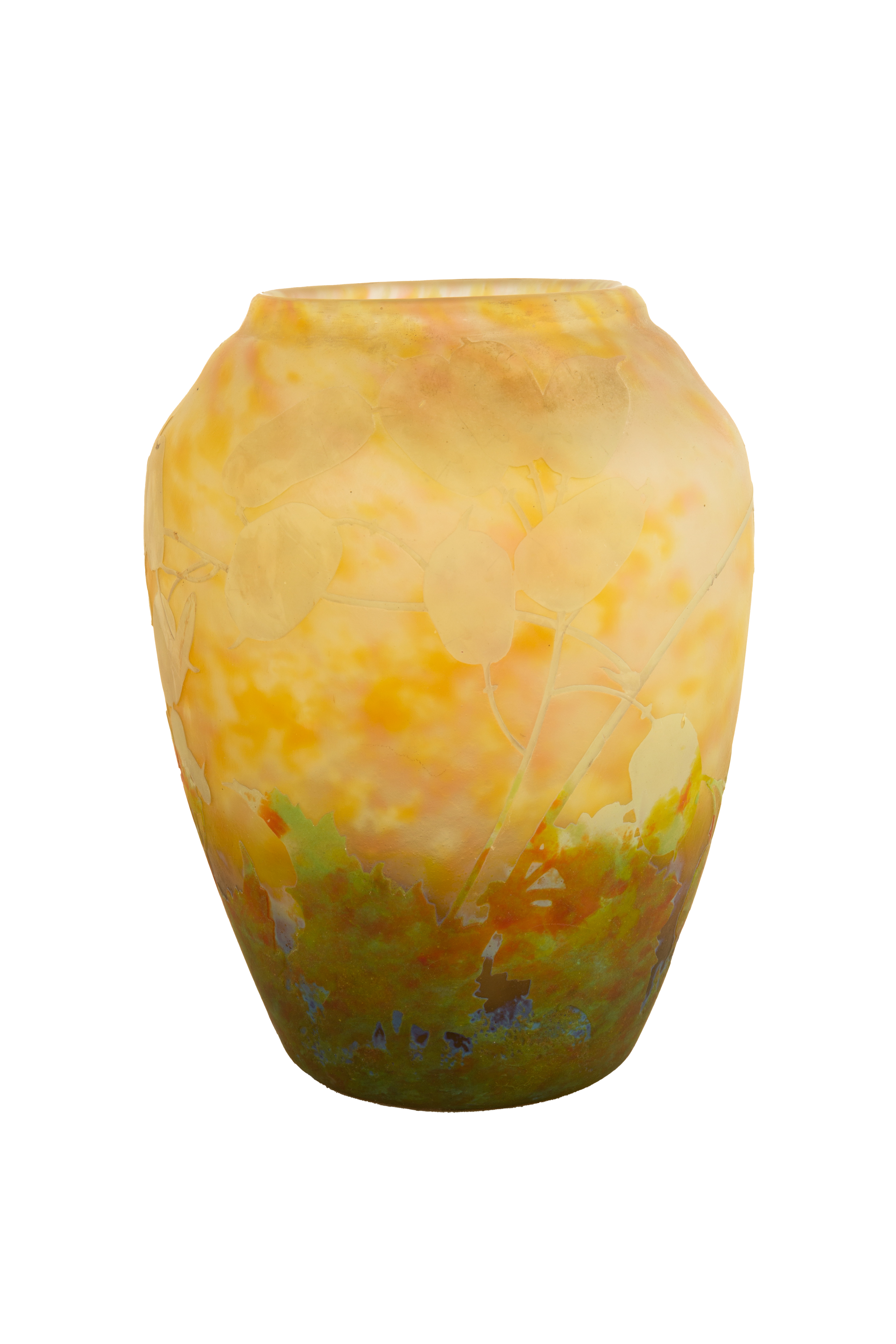 DAUM NANCY CAMEO VASE Early 20th