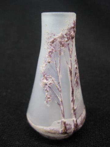 Daum Nancy Enameled Art Glass