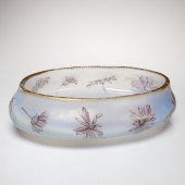 DAUM NANCY ENAMELED CAMEO GLAS