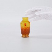 DAUM NANCY MINIATURE CAMEO VAS