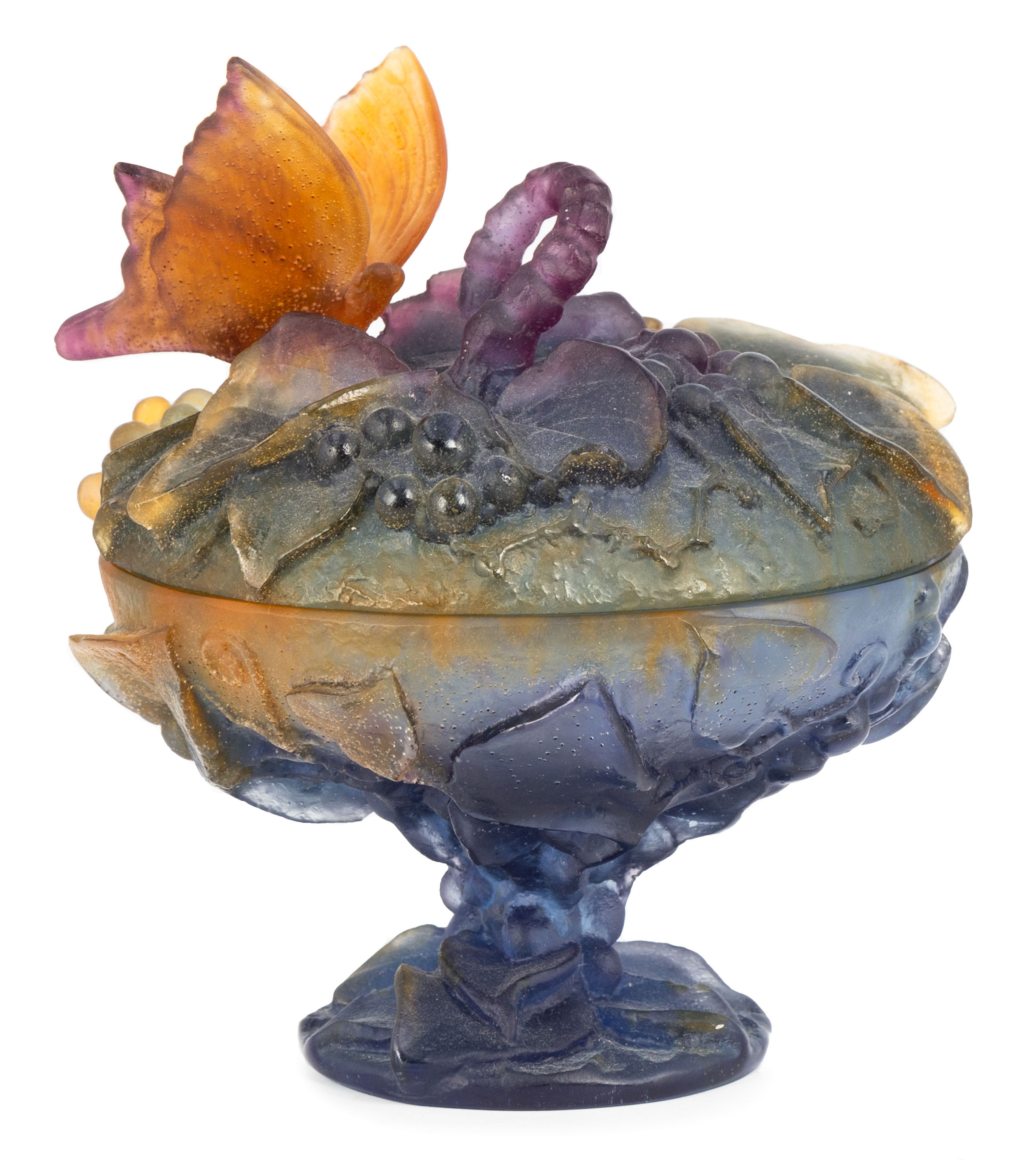 DAUM NANCY PATE DE VERRE COVERED