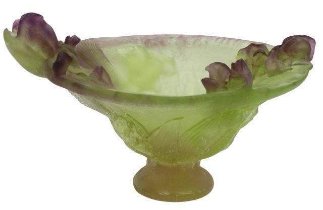 DAUM NANCY PATE DE VERRE IRIS
