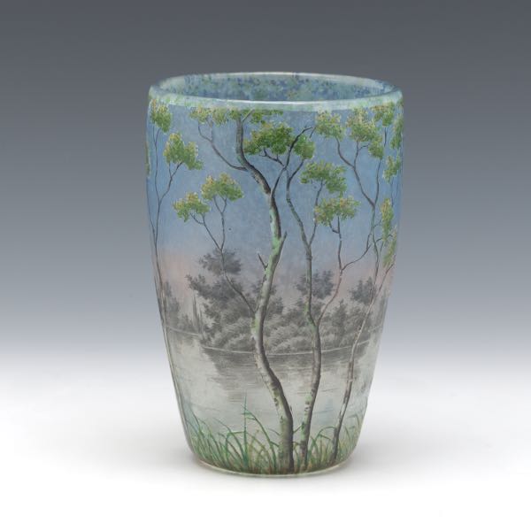 DAUM NANCY SPRING VASE, FRANCE,