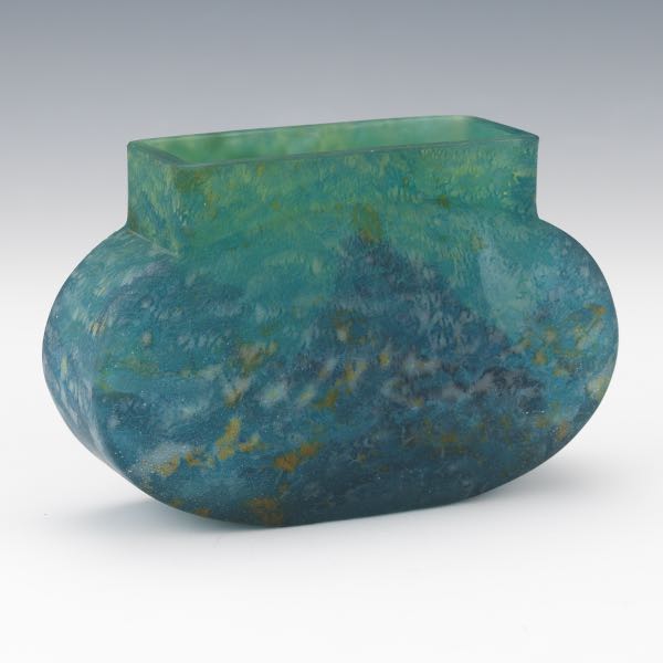 DAUM NANCY VASE 4 ½" x 7" x 3"