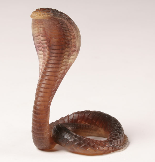 Daum Pate De Verre amber art