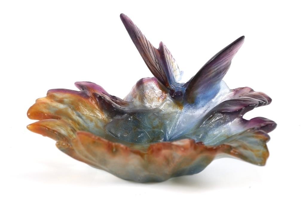 DAUM PATE DE VERRE BUTTERFLY