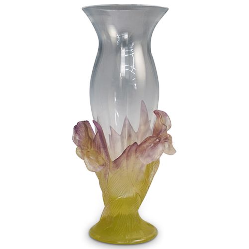 DAUM PATE DE VERRE CRYSTAL "IRIS"