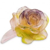 DAUM PATE DE VERRE CRYSTAL ROS