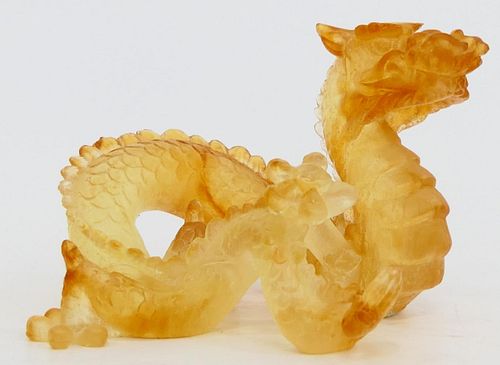 DAUM PATE DE VERRE DRAGON