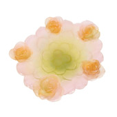 DAUM PATE DE VERRE FLORAL CENT