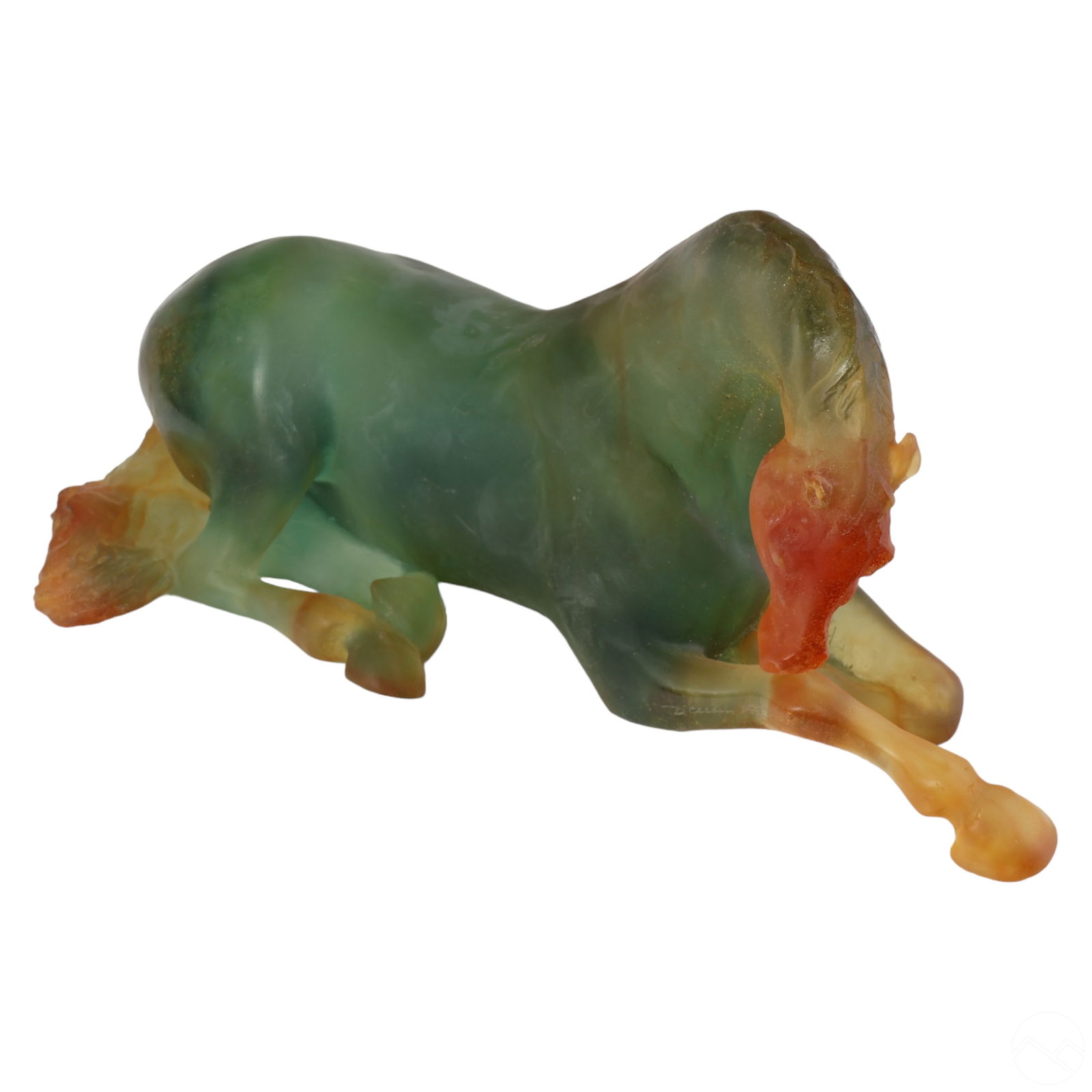 DAUM PATE DE VERRE GLASS RESTING