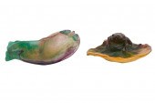 DAUM PATE DE VERRE LIZARD & FR