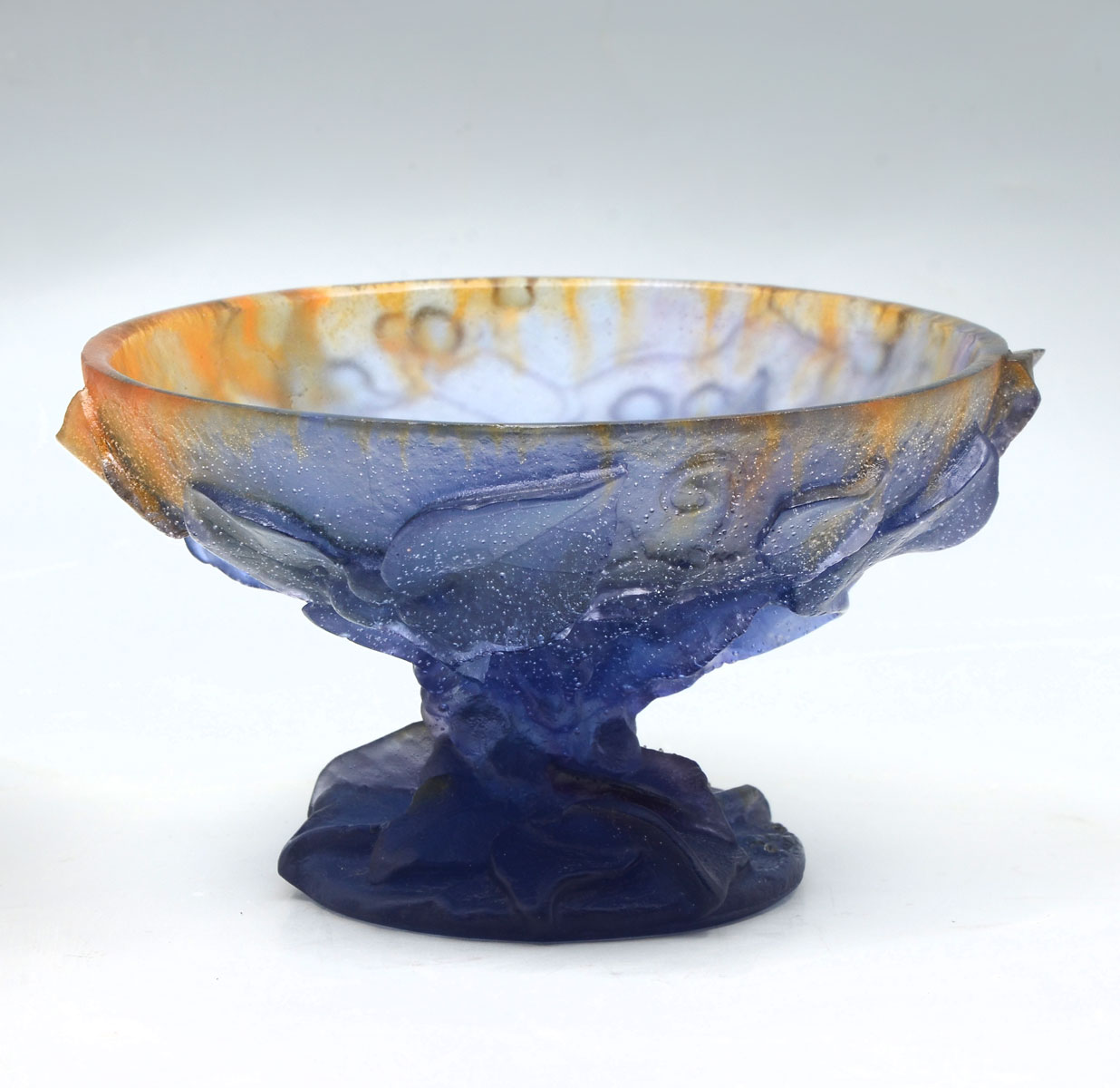 DAUM PATE DE VERRE PAPILLON