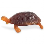 DAUM PATE DE VERRE TURTLE FIGU