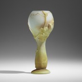 Daum. Rare mold-blown vase wit