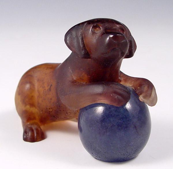 DAUM SIGNED PATE DE VERRE ART GLASS