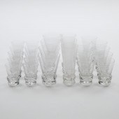 Daum 'Sorcy' Pattern Glassware