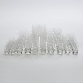 Daum 'Sorcy' Pattern Glassware