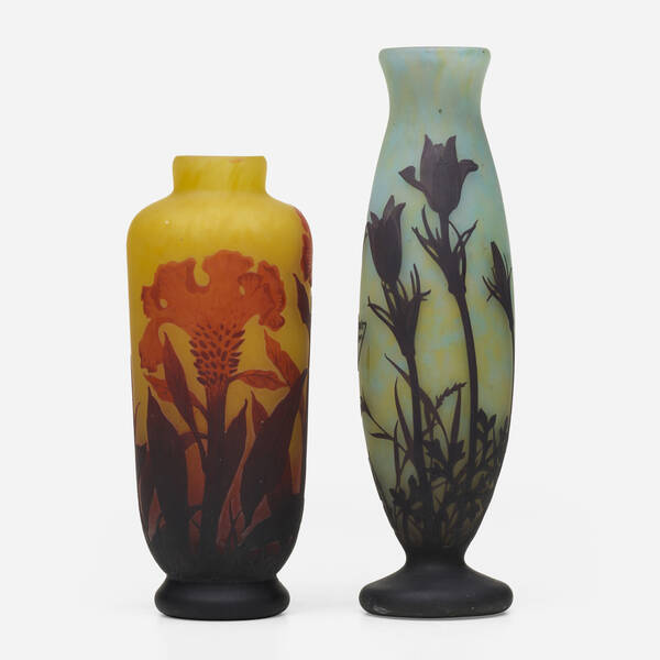 Daum. Vases, set of two. c. 1900,